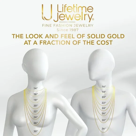 4mm Gold Rope Chain for Men & Women 24k Real Gold Plated Diamond Cut Gold Neckla